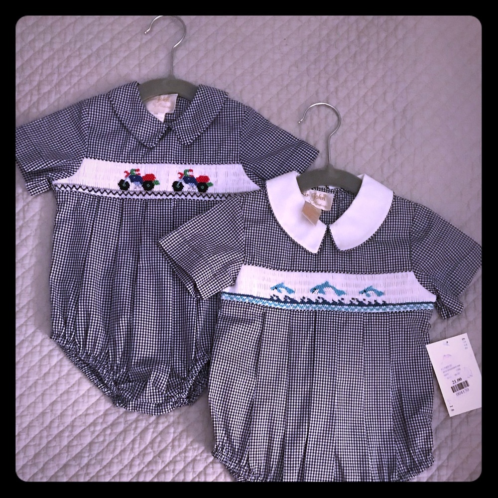 Dolphin Smock Bubble Onesie - Sir John by Rosalina